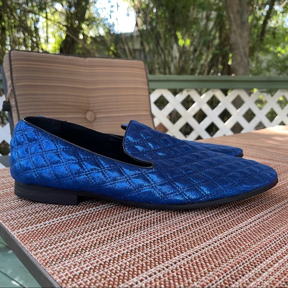 Amali Other - Amali Men’s Royal Blue Metallic Driving Loafers - 11 (Clawson-052)